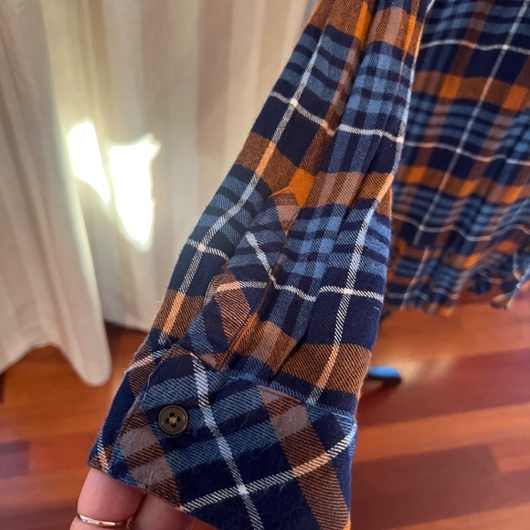 Matilda Jane Women's Plaid Lagenlook, boho, Cottagecore, Rustic Top, Size XL - Picture 10 of 12